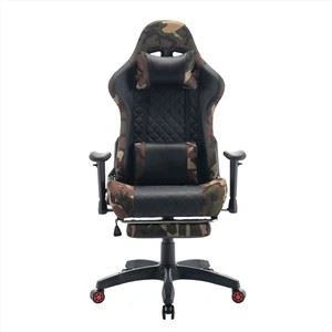 Y-2-2446A Irodai munkaszék Magas háttámla Verseny stílusú PC számítógépes szék Ergonomikus e-sport játékos szék lábtartóval