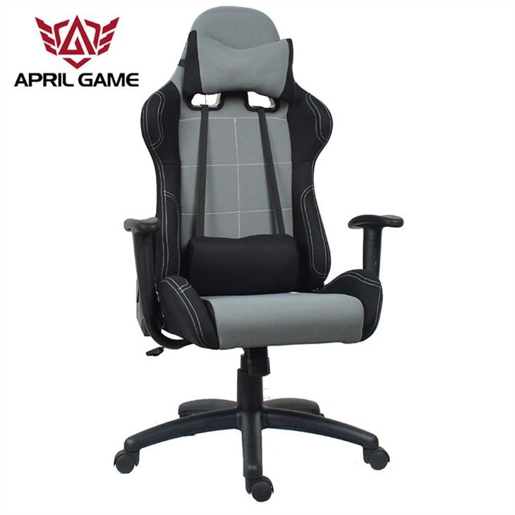 Y-2693 Leather And Fabric Professional PC Gaming Chair Car Seat Computer Office Chair With Neck Pillow And Lumbar Pillow